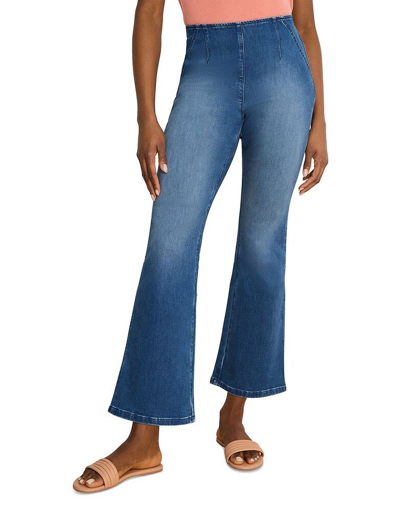 ニックプラスゾーイ レディース ボトムス デニムパンツ ブーツカット ブーツ ジーンズ NICZOE Berkeley High Rise Bootcut PullOn Jeans in Uptown