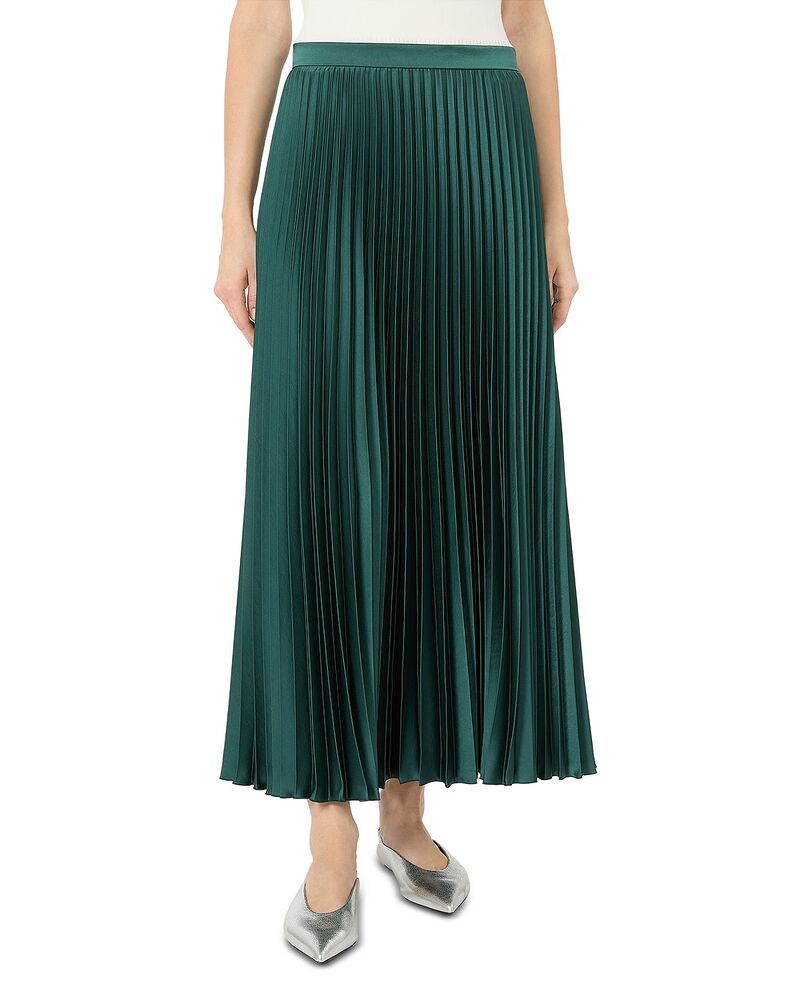 ウィークエンド マックスマーラ レディース ボトムスカート プリーツ Weekend Max Mara Wkdnicchia Pleated Skirt Dark Green グリーン