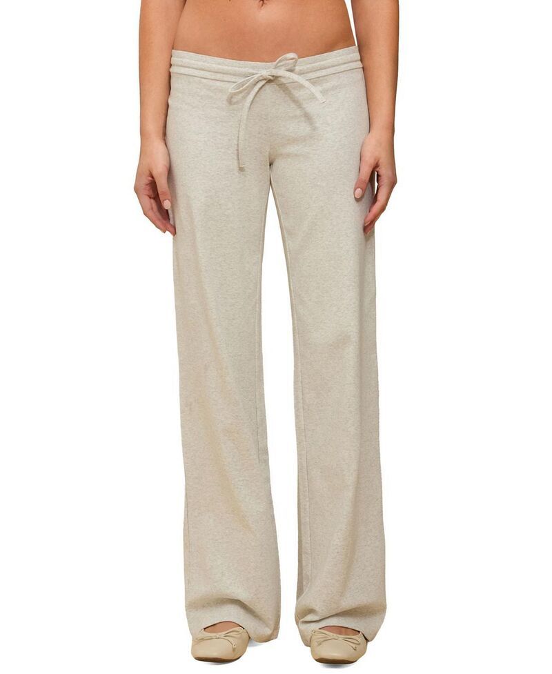 アディクテッド レディース ボトムス カジュアルパンツ ストレート Edikted Claudia Straight Leg Pants GrayMelange グレー