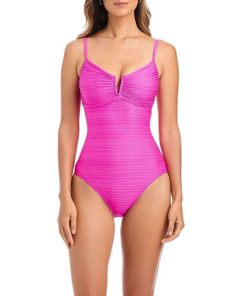 ブルーロッドビーティ レディース 水着 上下セット Bleu Rod Beattie V Wire Over The Shoulder One Piece Swimsuit Dahlia