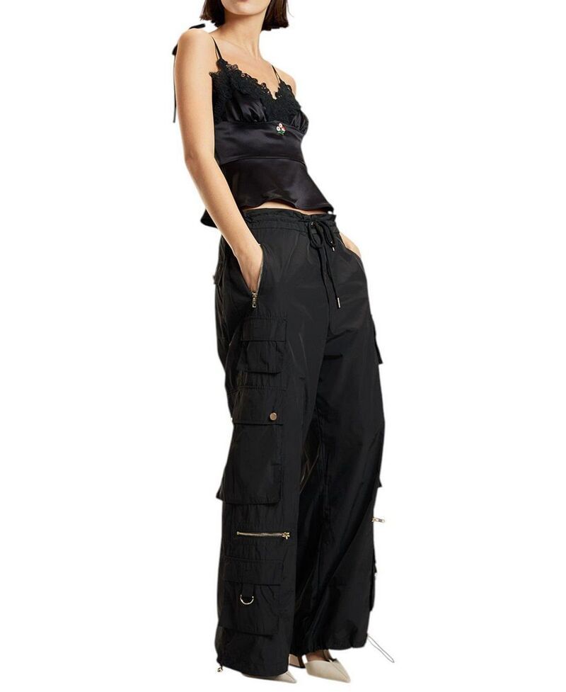 シンシアローレイ レディース ボトムス カジュアルパンツ カーゴパンツ Cynthia Rowley Kim Cargo Pants Black ブラック シンシアローレイ レディース ボトムス カジュアルパンツ カーゴパンツ Cynthia Rowley Kim Cargo Pants Black ブラック