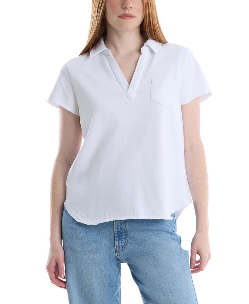 ウィルト レディース トップス ポロシャツ WILT Chest Pocket Polo White ホワイト