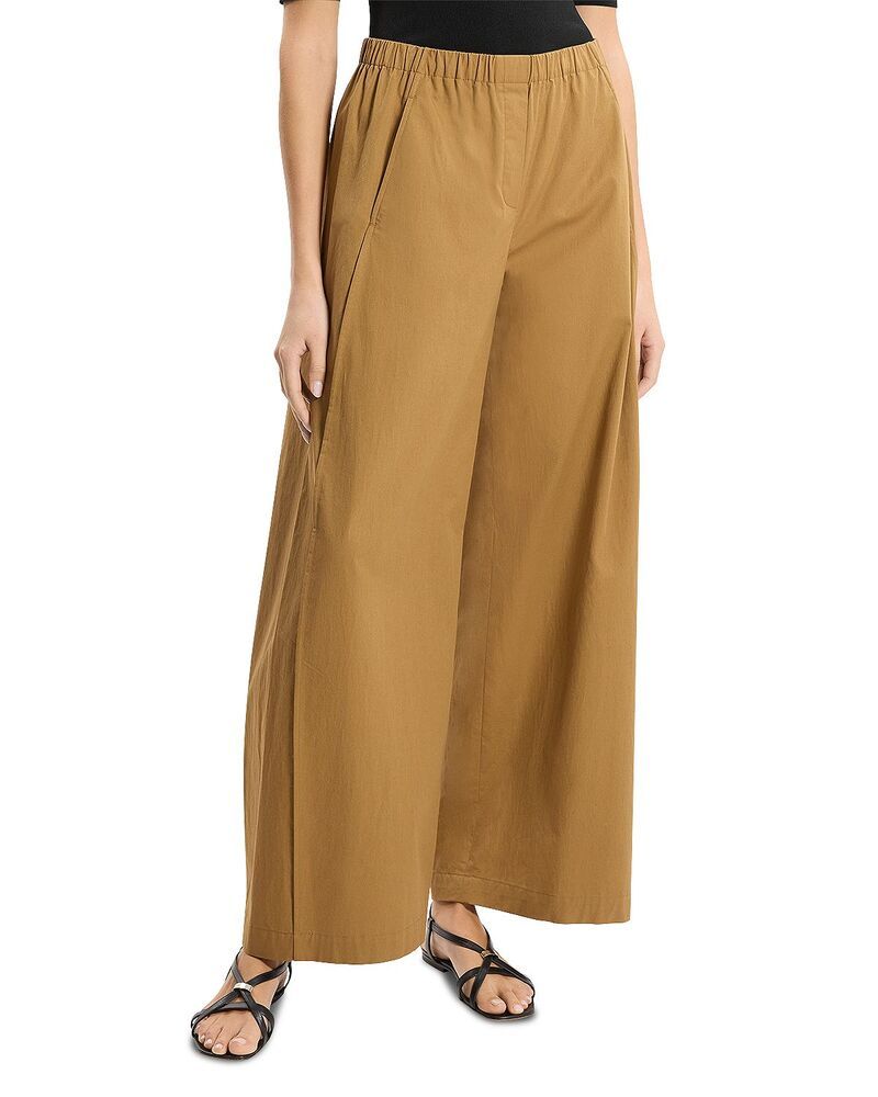 セオリー レディース ボトムス カジュアルパンツ ワイドレッグ Theory Wide Leg Pants Bronze