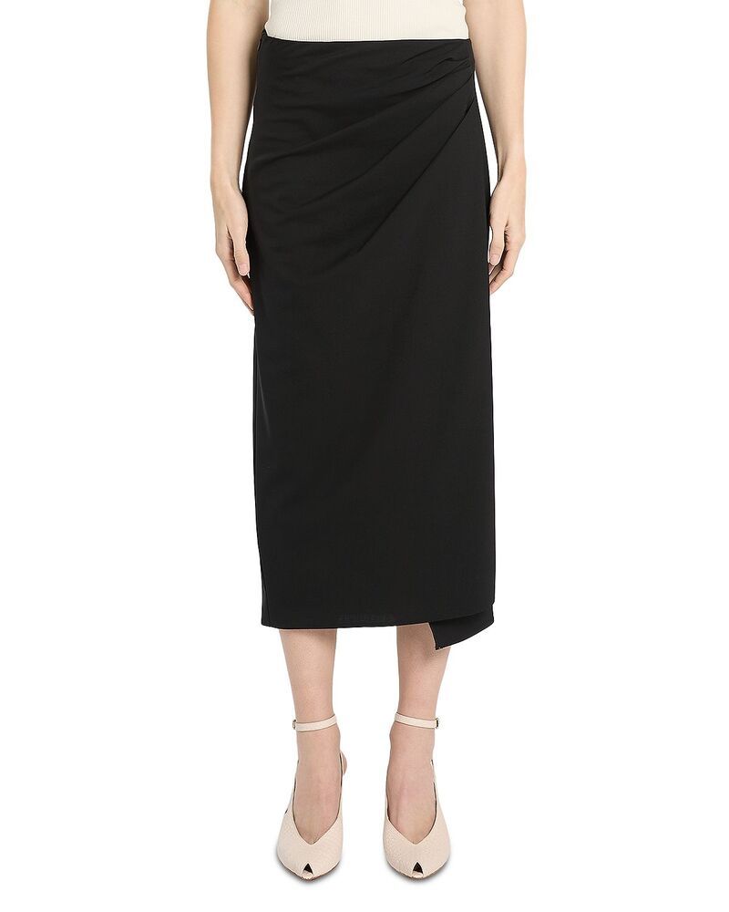 マレーラ レディース ボトムスカート ドレープ Marella Mllzampa Draped Skirt Black ブラック