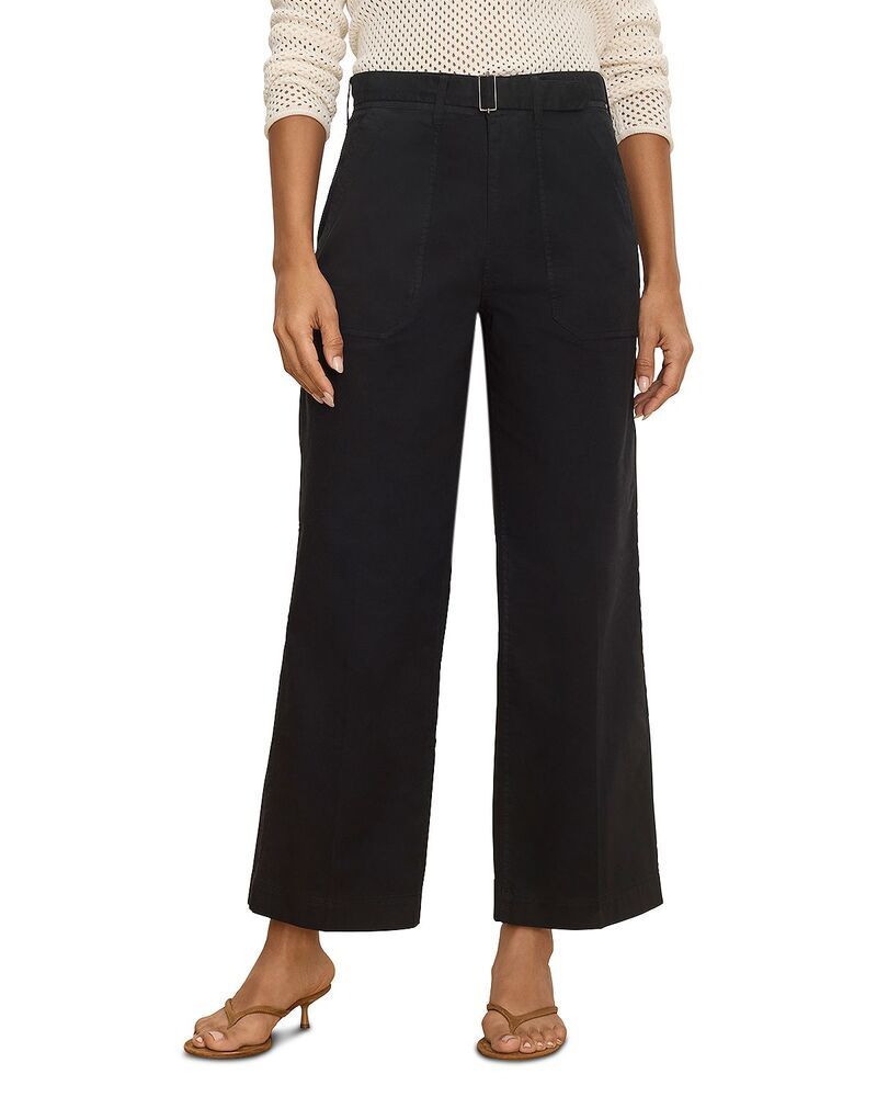 ニックプラスゾーイ レディース ボトムス カジュアルパンツ ワイドレッグ アンクル NICZOE Highland Soft Stretch Wide Leg Belted Ankle Pants B