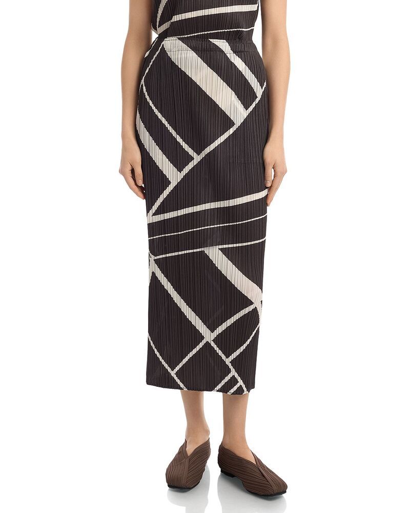 プリーツ プリーズ イッセイ ミヤケ レディース ボトムスカート PLEATS PLEASE ISSEY MIYAKE Fold Line Skirt Charcoal チャコール 88,990円