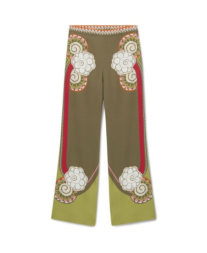 ラ・ダブル・ジェイ レディース ボトムス カジュアルパンツ La DoubleJ Stretch Pants Ambrosia Placee Green グリーン