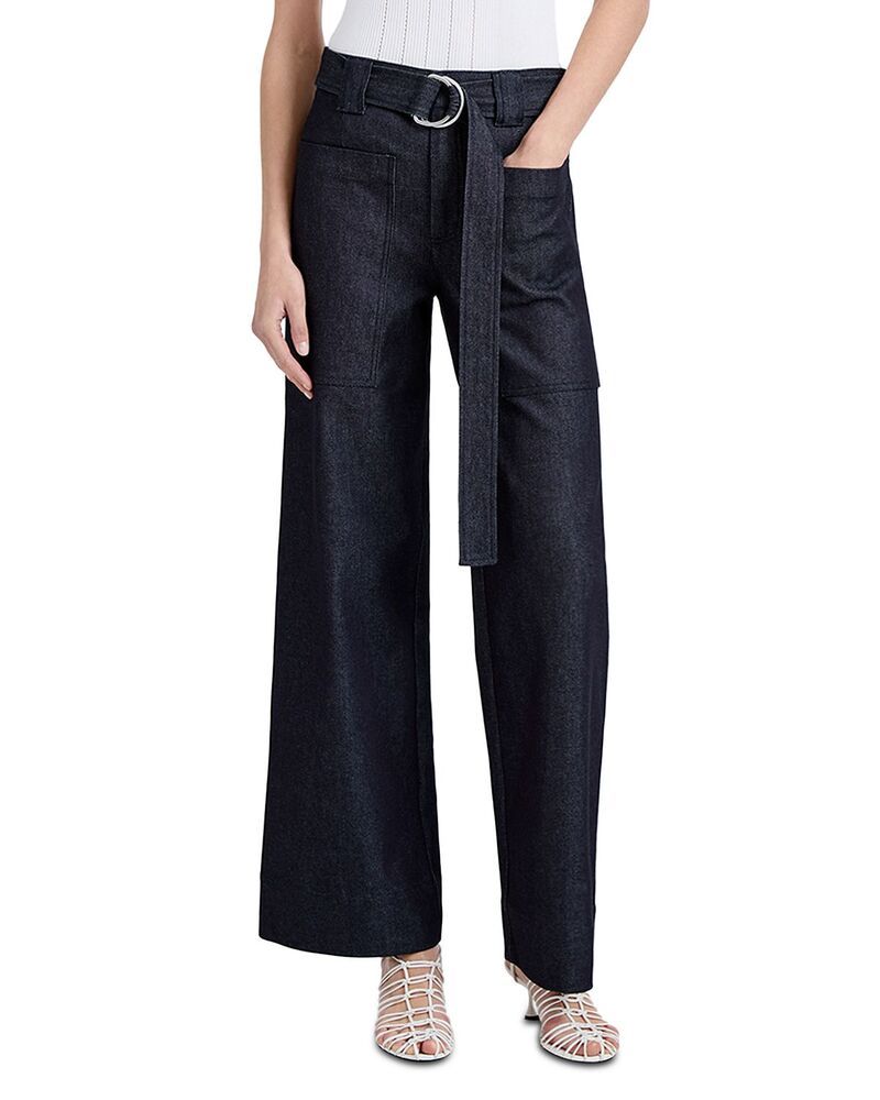 プロエンザ スクーラー レディース ボトムス カジュアルパンツ Proenza Schouler White Labelina Belted Pants Indigo インディゴ