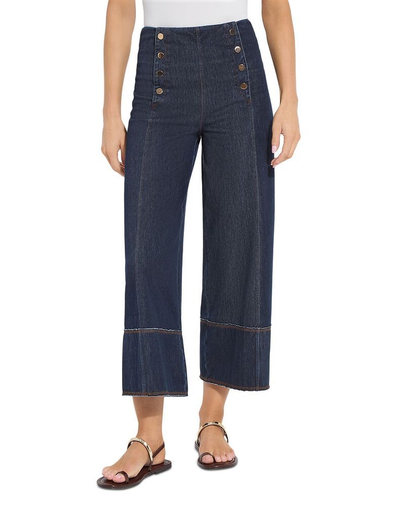 リス レディース ボトムス デニムパンツ ワイドレッグ ジーンズ Lyss Kaia Wide Leg Jeans indigo Indigo インディゴ
