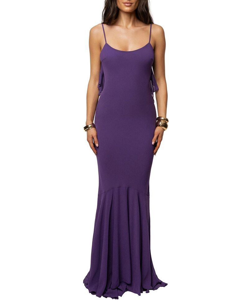 ジェイラックスレーベル レディース トップス ワンピース マキシ JLUXLABEL Midnight Romance Maxi Dress Purple パープル