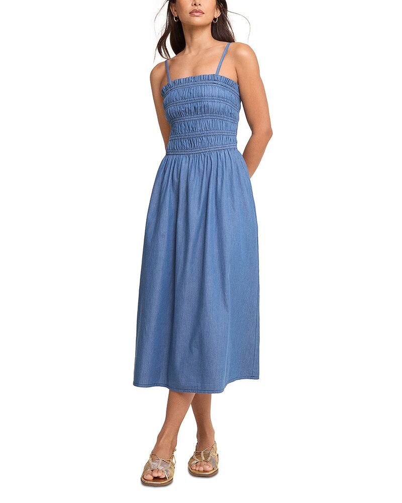 ノーバディーズ チャイルド レディース トップス ワンピース ミディ デニム Nobodys Child Faith Denimidi Dress Blue ブルー