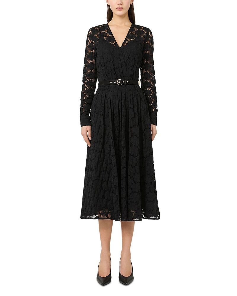 マックスマーラ レディース トップス ワンピース レース Max Mara Studio Mstagrume Lace Dress Black ブラック 109,890円