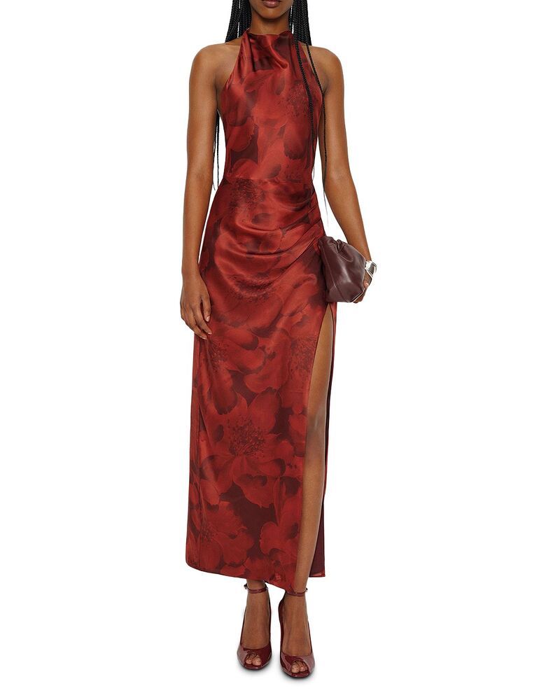 リフォーメーション レディース トップス ワンピース シルク Reformation Emeline Silk Dress Carnelian