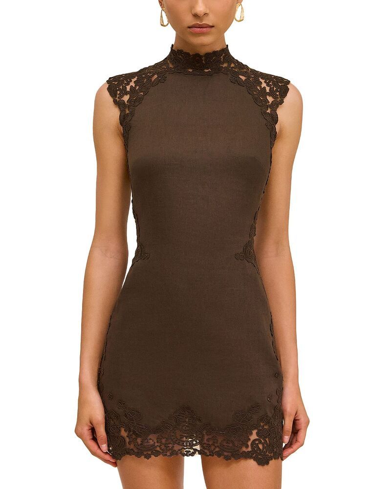 カルト ガイア レディース トップス ワンピース リネン Cult Gaia Linen Riti Dress Luwak