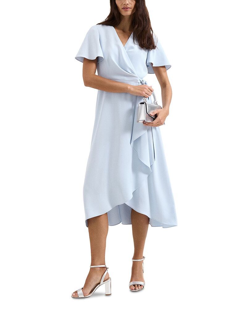 フェイズ・エイト レディース トップス ワンピース Phaseight Julissa Wrap Dress Pale Blue ブルー