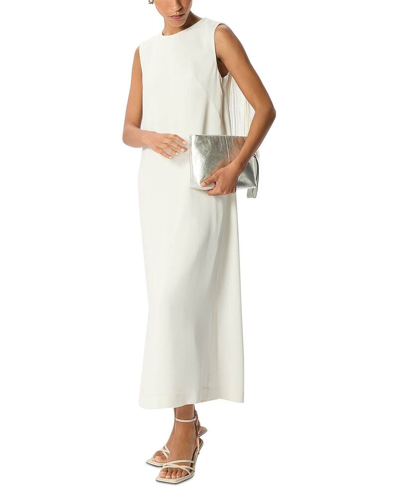 ホイッスルズ レディース トップス ワンピース ミディ フリンジ Whistles Fringe Back Midi Dress Ivory アイボリー