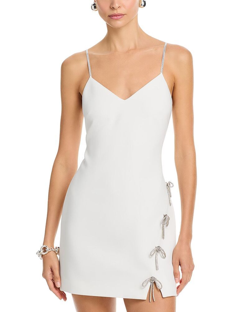 サンク セプト レディース トップス ワンピース Cinq Sept Corded Rhinestone Dress Ivory アイボリー