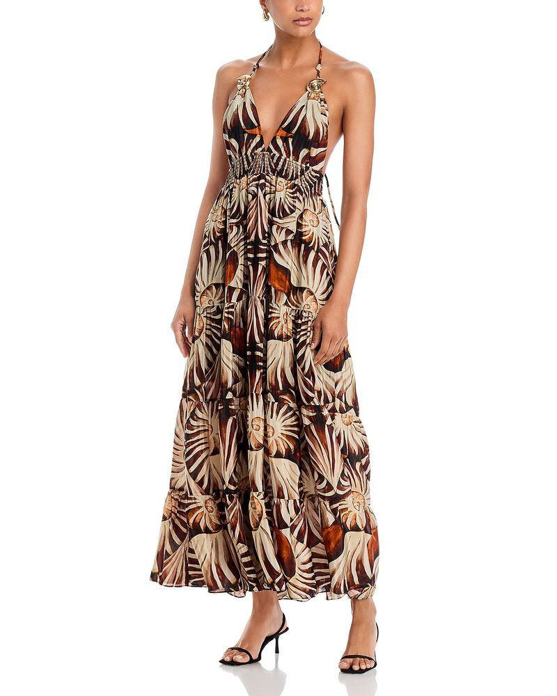 ファーム レディース トップス ワンピース マキシ FARM Rio Ammonite Maxi Dress Ammonite Multicolor マルチカラー