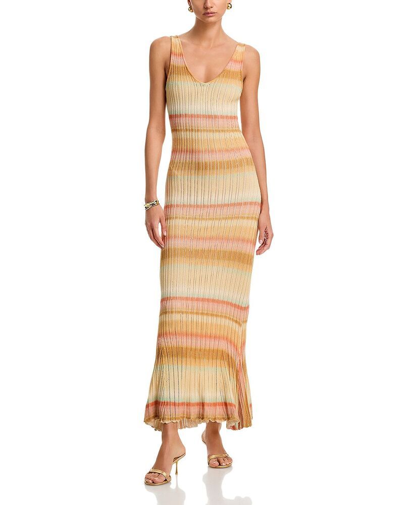サンク セプト レディース トップス ワンピース Cinq Sept Edie Space Dyedressunset Multi マルチカラー