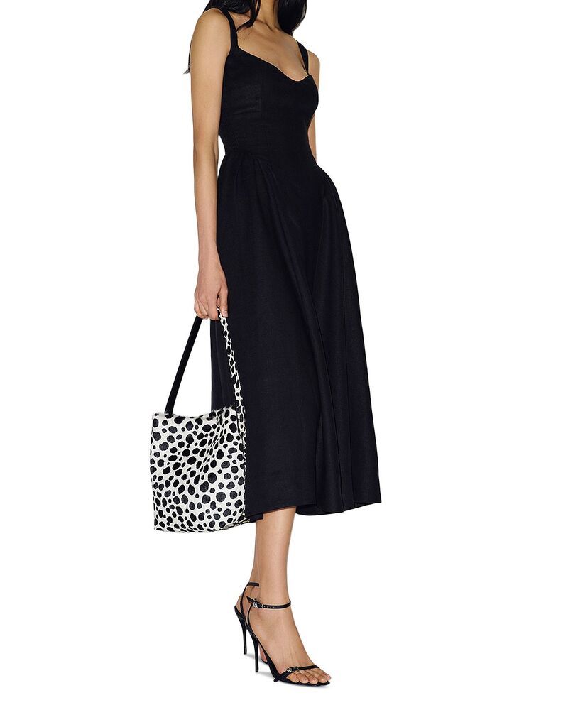 リフォーメーション レディース トップス ワンピース リネン Reformation Birdie Linen Dress Black ブラック