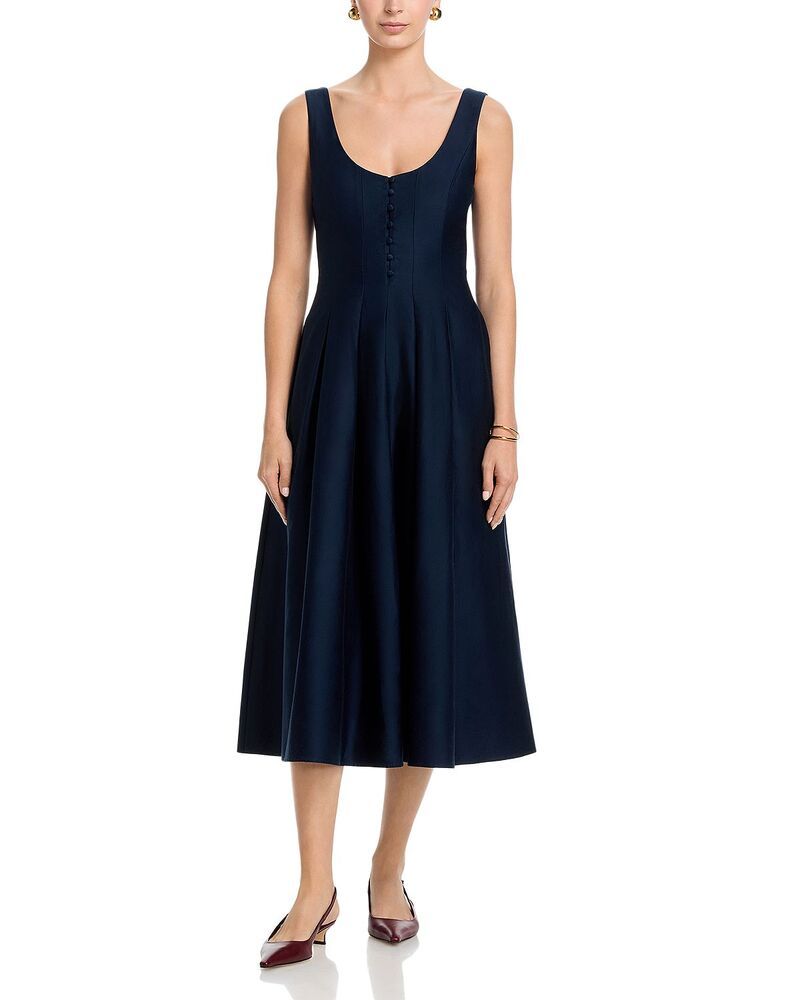 フレンチコネクション レディース トップス ワンピース ミディ Tシャツ FRENCH CONNECTION Sateen Midi Dress Marine