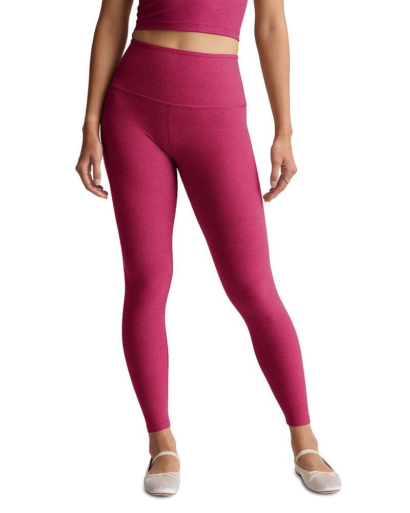 ビヨンドヨガ レディース ボトムス レギンス ミディ Beyond Yoga Spacedye Caught In The Midi High Waisted Legging Sangria Heat