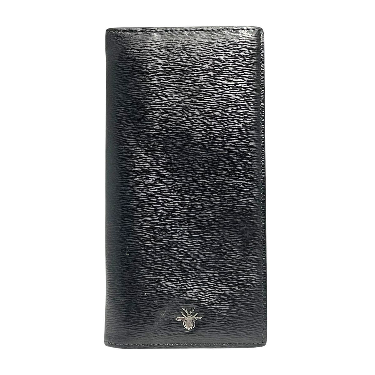 中古】 Dior Homme ディオール オム Bee 二つ折り長財布 2ABBC002