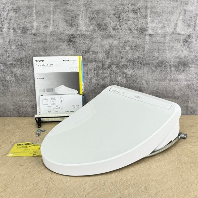 展示品 TOTO ウォシュレット KM【中古】 動作保証 トートー TCF8FM56 2024年製 ホワイト #NW1 温水洗浄便座 トイレ用品 /517546