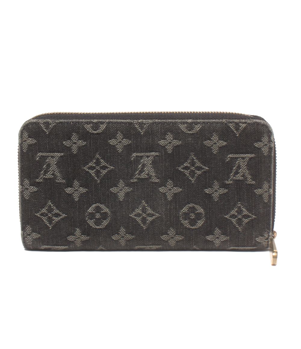 ルイ・ヴィトン ラウンドファスナー長財布 ジッピー ウォレット モノグラム デニム M95614 メンズ レディース LOUIS VUITTON