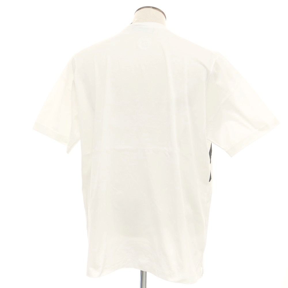 【中古】ディースクエアード DSQUARED2 コットン クルーネック 半袖Ｔシャツ ホワイト【サイズL】【メンズ】