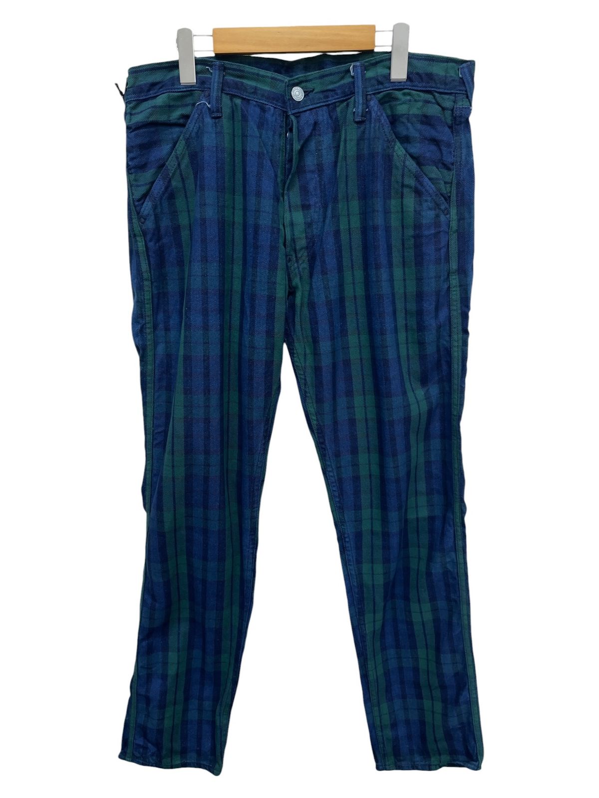 ブランド別 ※ EVISU エヴィス エビス LOT 5500 チェックカラーデニム 
