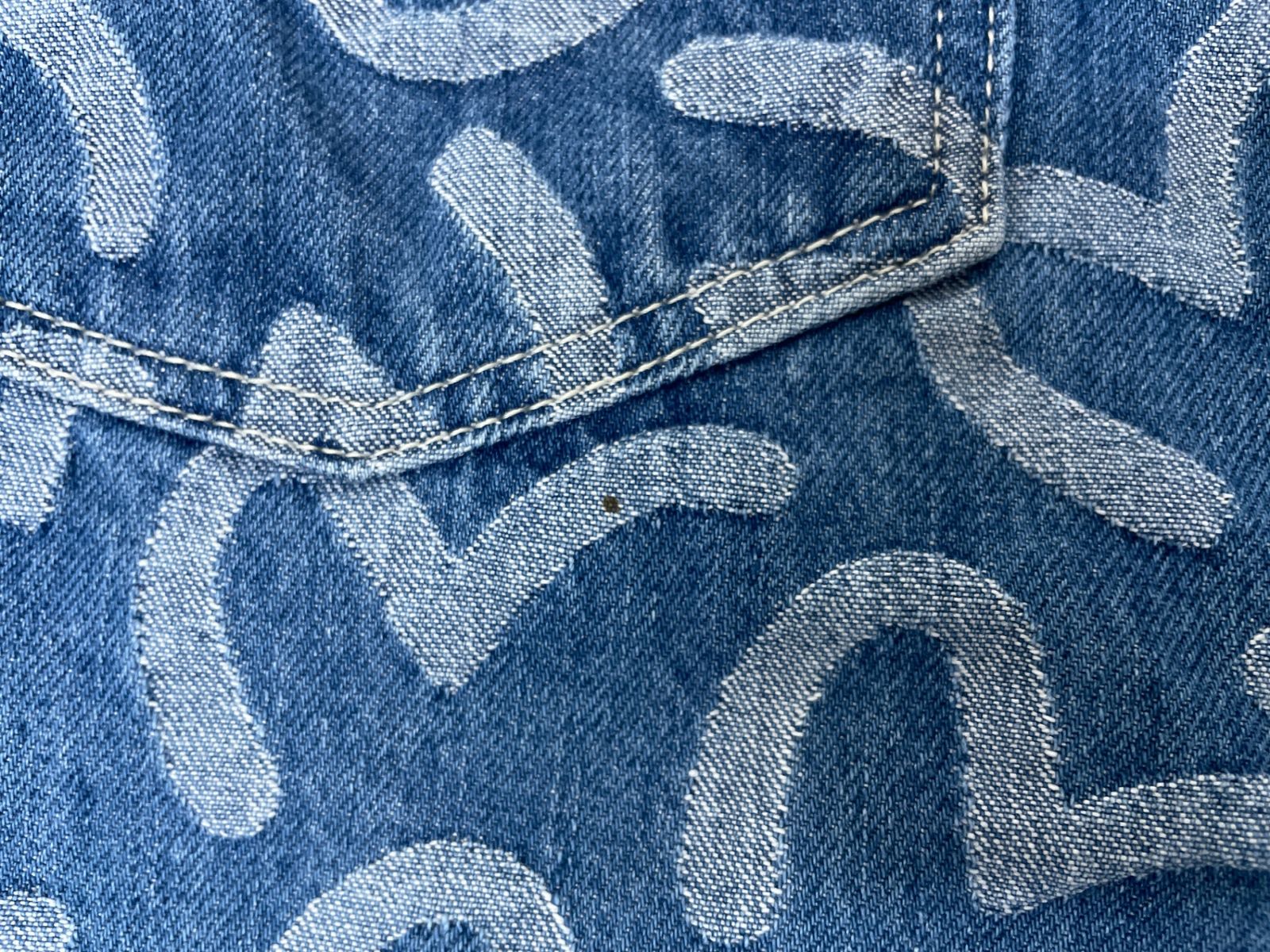 EVISU (エヴィス) LOT.5500 カモメ総柄 ジャガード デニムパンツ 30