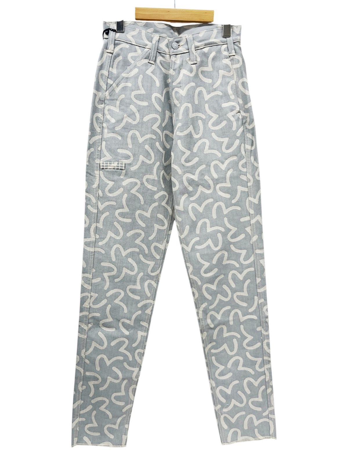 EVISU (エヴィス) LOT.5500 カモメ 総柄 ジャガード デニムパンツ 28