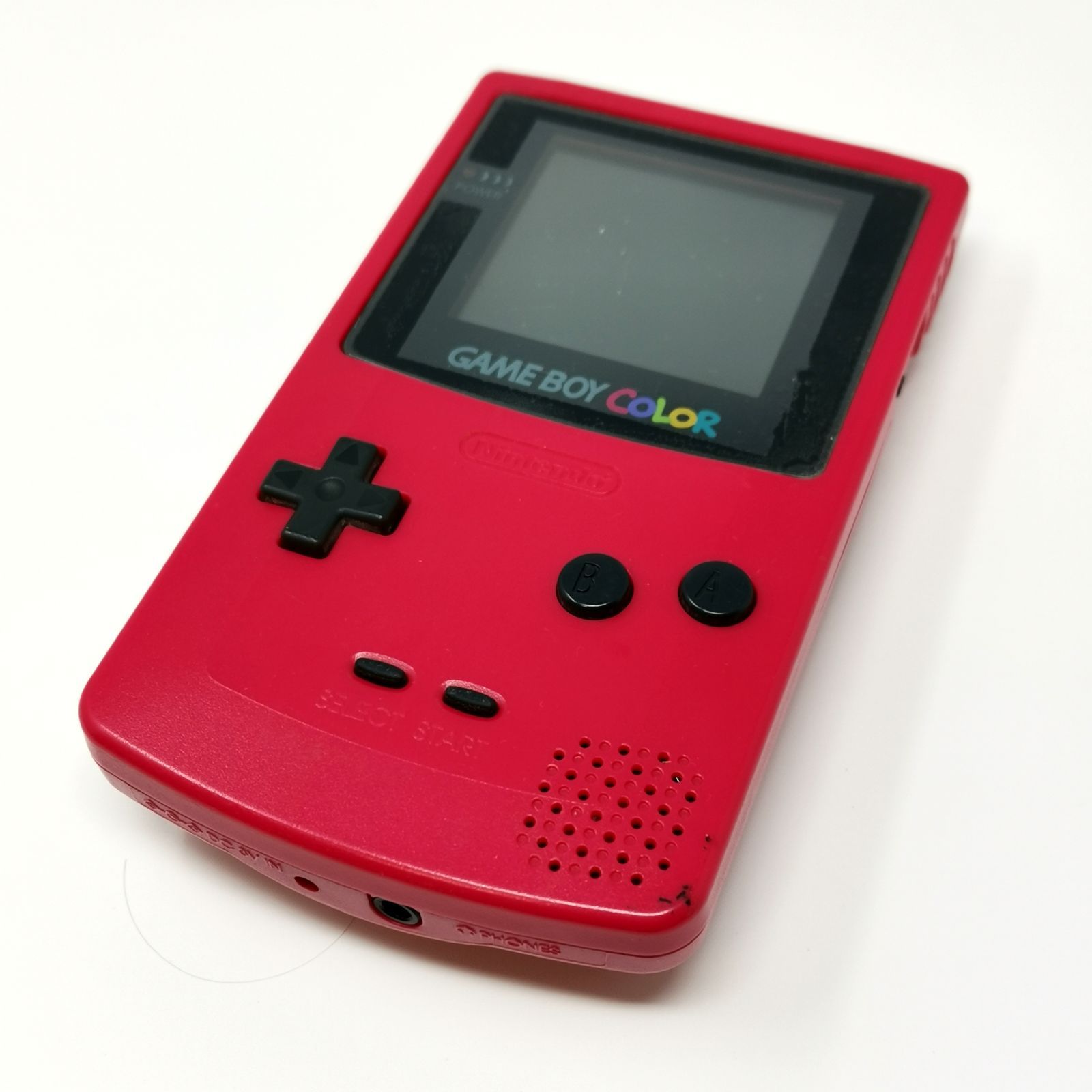 GAME BOY COLOR レッド ゲームボーイカラー CGB-001 動作確認済み 中古