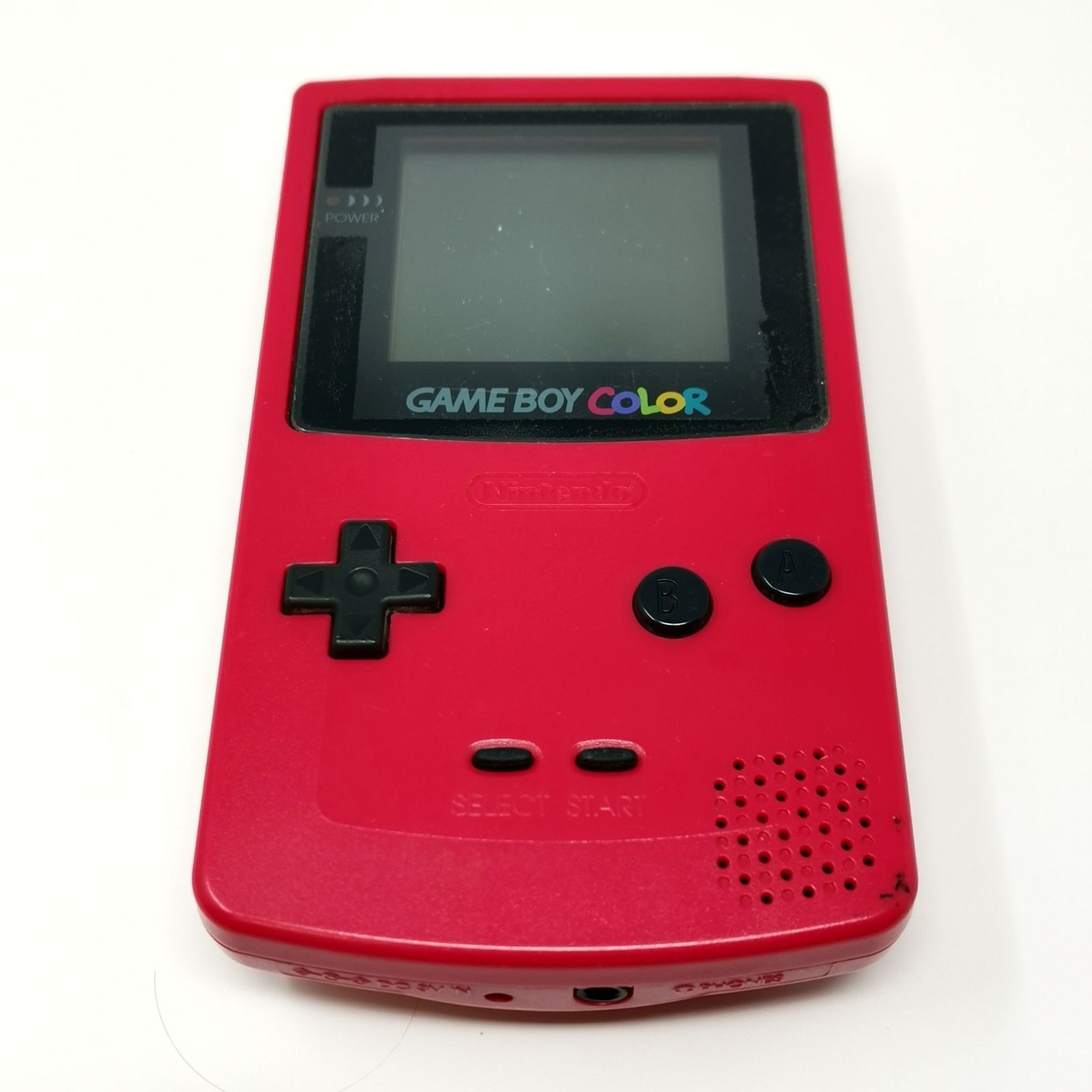 GAME BOY COLOR レッド ゲームボーイカラー CGB-001 動作確認済み 中古