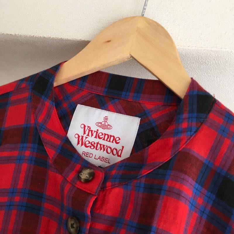 ヴィヴィアンウエストウッド　トリプルチェック　シャツ 極美品 Vivienne Westwood RED LABELヴィヴィアンウエストウッド