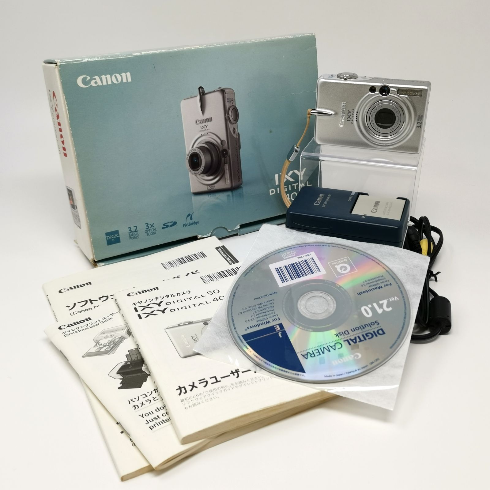 カメラ Canon IXY DIGITAL40 コンデジ 品 動作確認済 SDカードなし