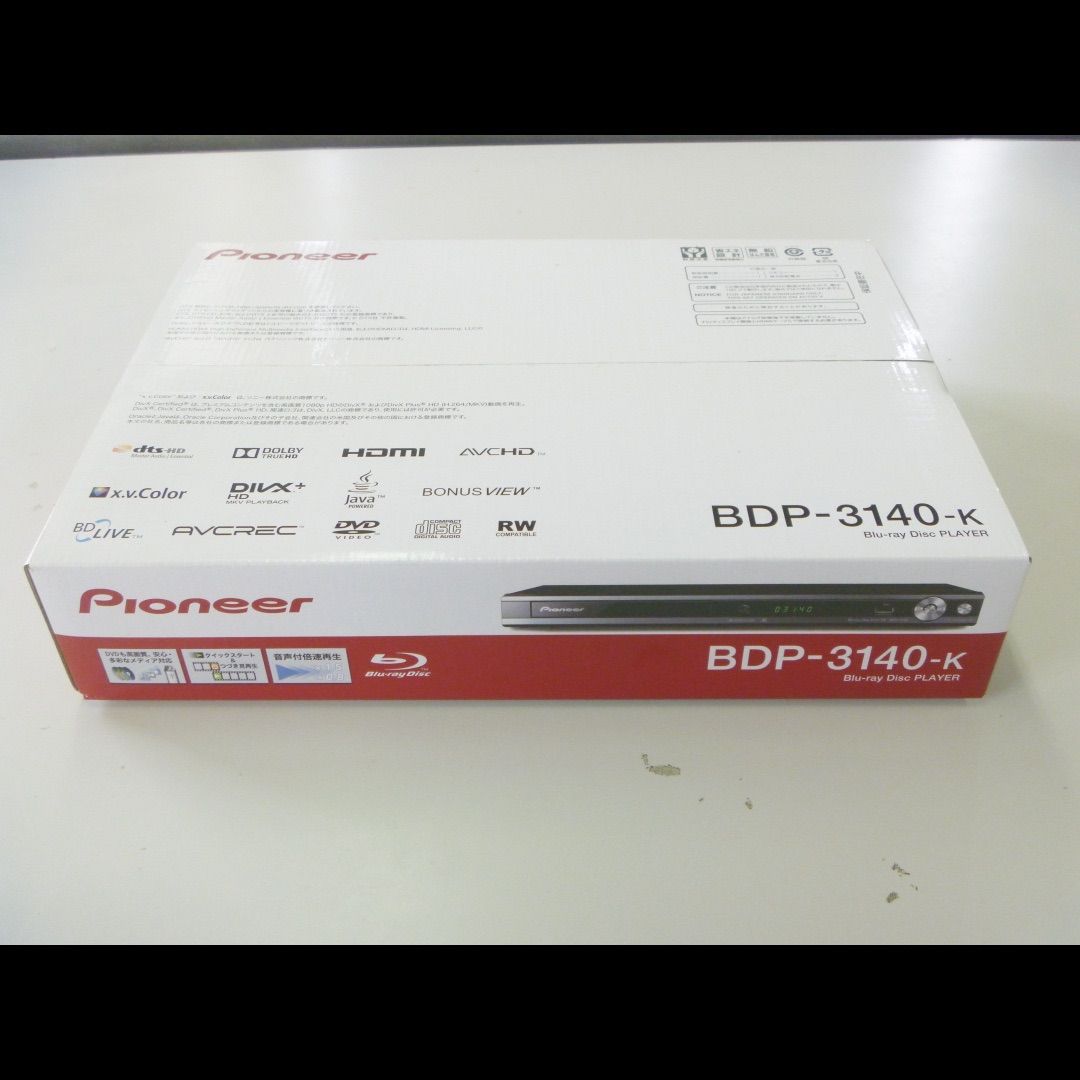 パイオニアPioneer ブルーレイディスクプレーヤー BDP-3140-K