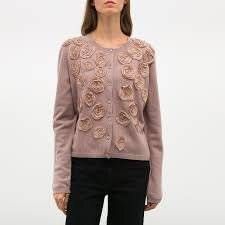 美品 VALENTINO ヴァレンティノ フラワー カーディガンS - メルカリ