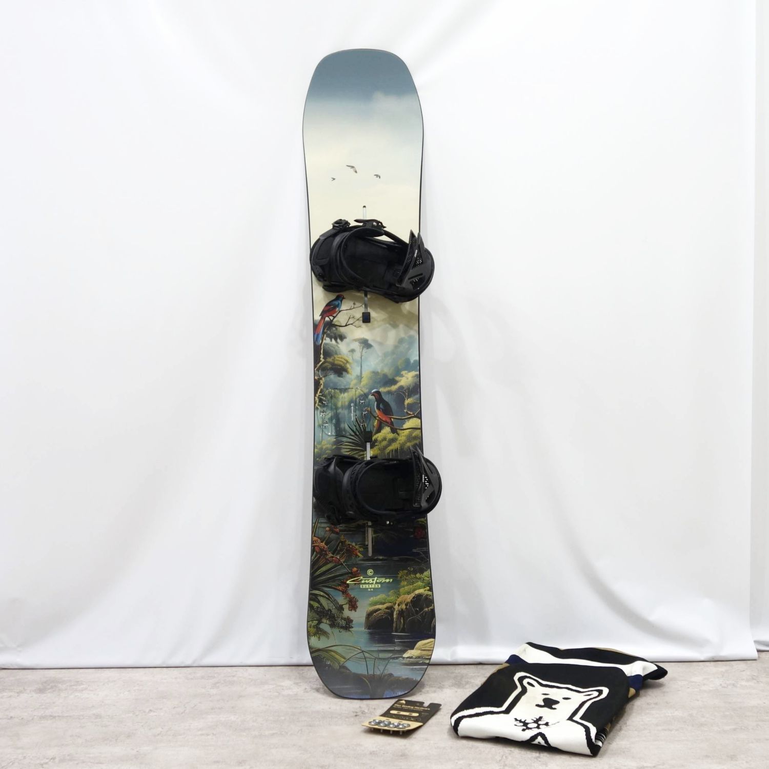 BURTON Custom 154cm スノーボード バインディング付き BURTON バートン バインディング付バートンスノーボードセット CUSTOM