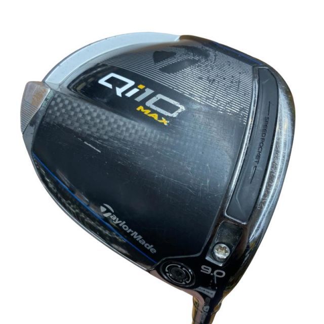 【中古】 テーラーメイド Qi10 MAX 9° ドライバー DR Diamana BLUE TM50(Qi10 DR) (フレックスS) メンズ 男性用 右利き 右用 Cランク ゴルフクラブ