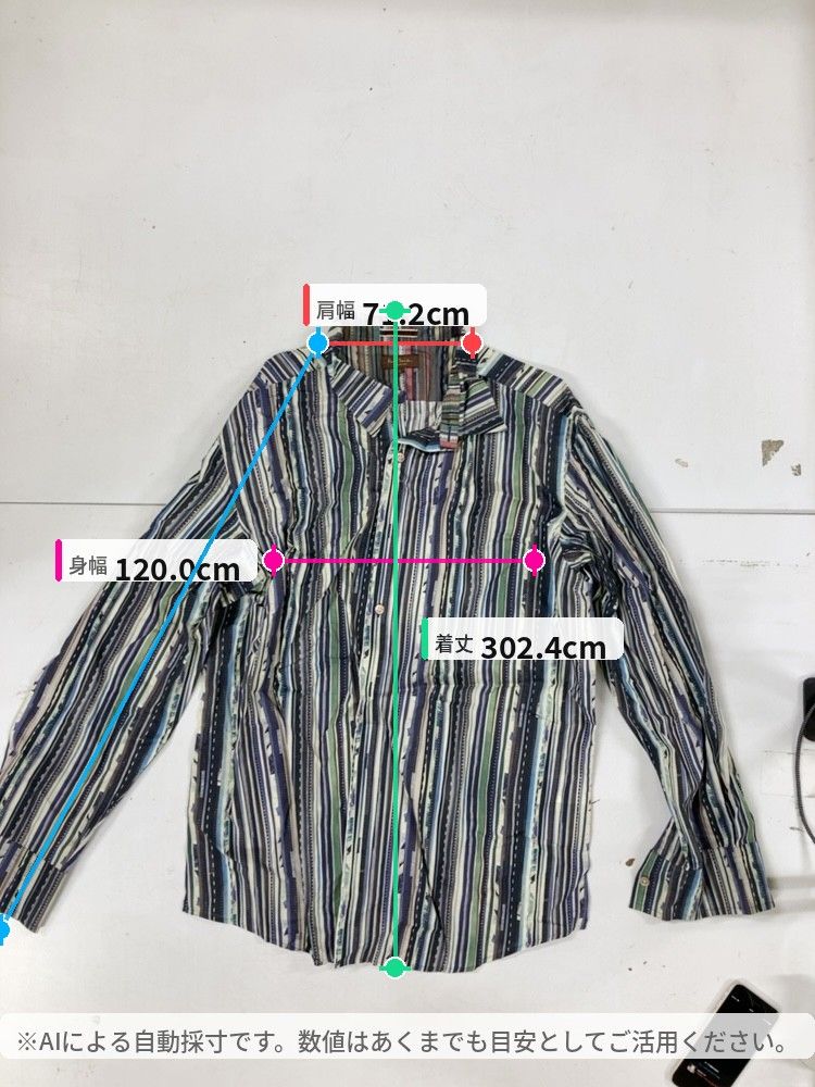 Paul Smith ポールスミス 長袖ストライプシャツ マルチカラー - メルカリ