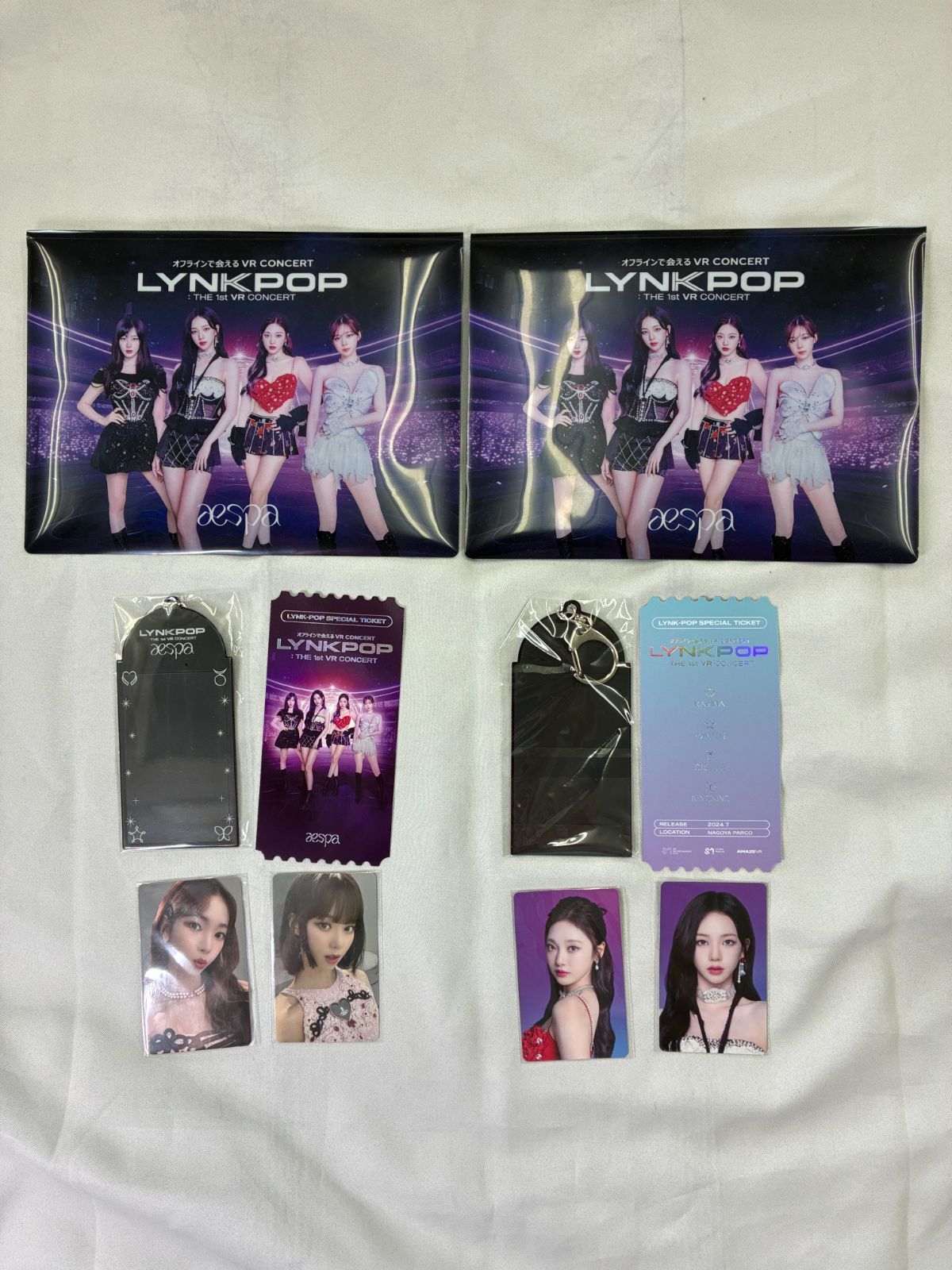 公式・4点コンプセット】aespa VRコンサート LYNK-POP 入場特典グッズ