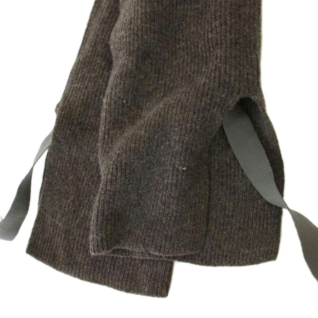ヘルムート・ラング　HELMUT LANG ネックウォーマー　カシミア　ニット ヘルムートラング HELMUT LANG ニット カシミヤ混 セーター リブニット