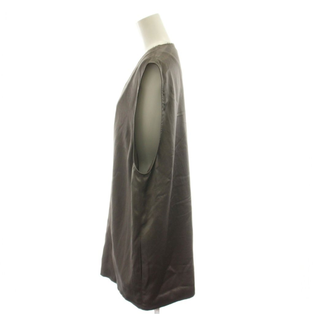 シティショップ CITYSHOP 25AW THINK OF VEST ベスト カットオフ 茶 