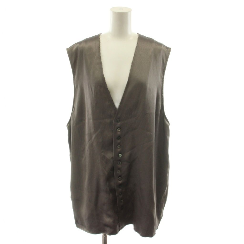 シティショップ CITYSHOP 25AW THINK OF VEST ベスト カットオフ 茶 