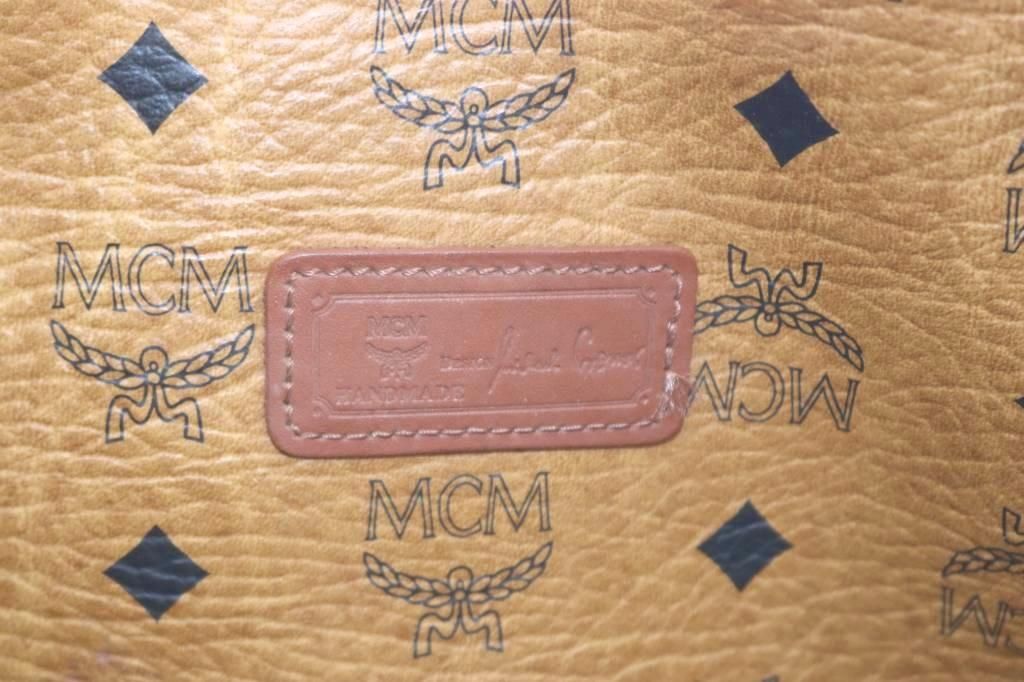エムシーエム MCM ショルダーバッグ ヴィセトス柄 PVC コニャック