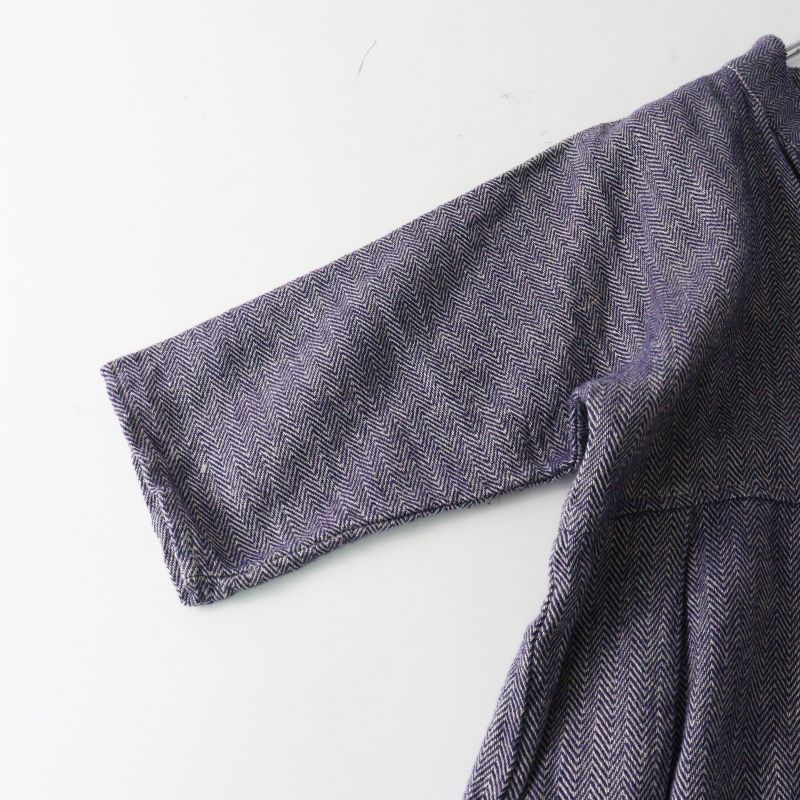 フォグリネンワーク fog linen work リネンウール ヘリンボーン タック
