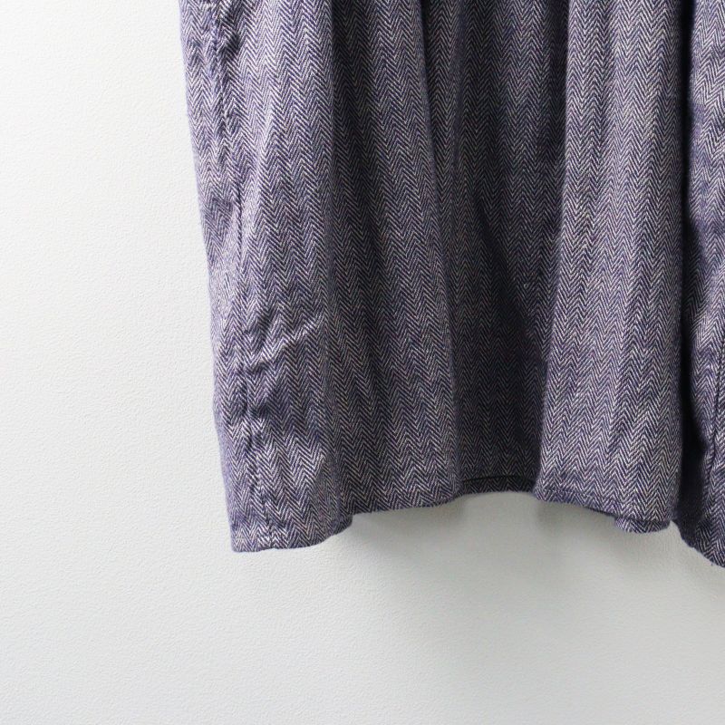 フォグリネンワーク fog linen work リネンウール ヘリンボーン タック