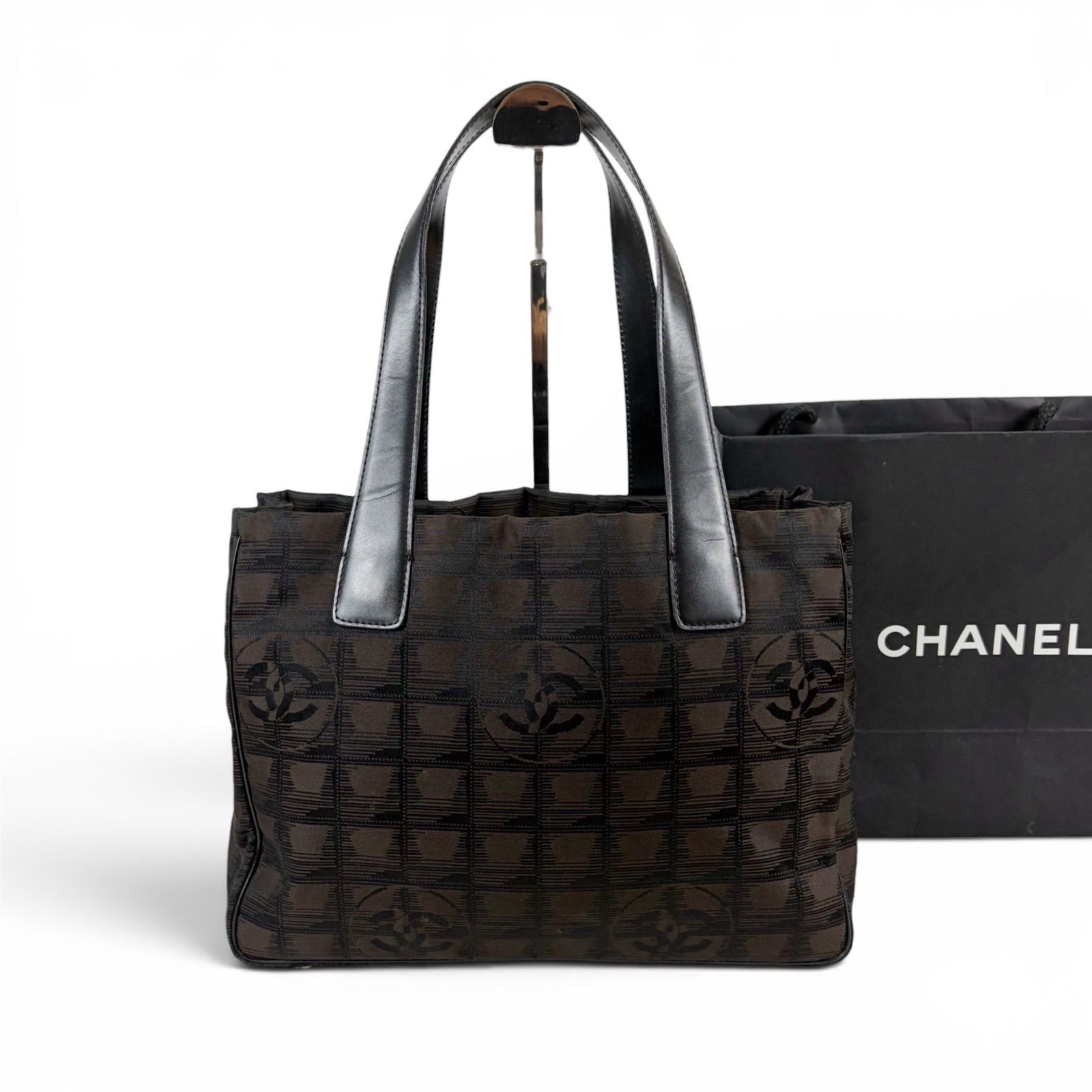CHANEL シャネル ニュートラベルライン トートバッグ トートMM